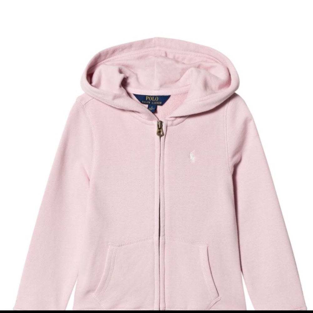 Polo sweater in pink